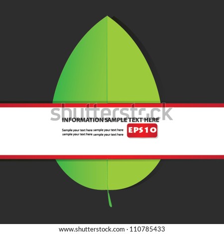 Green leaf,Vector