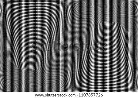 Dark halftone dots striped pattern, Soft lines. Modern dotted vector illustration. Abstract wavy lines. Points backdrop