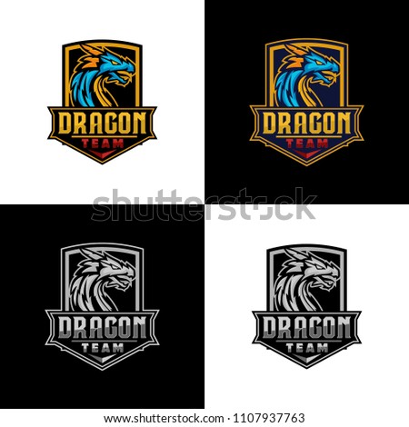 Dragon Sport Logo Template