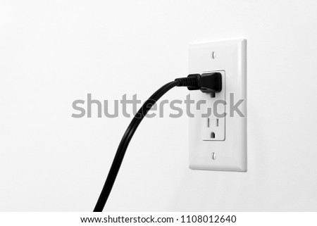 American electricity plug Royalty-Free Stock Photo #1108012640