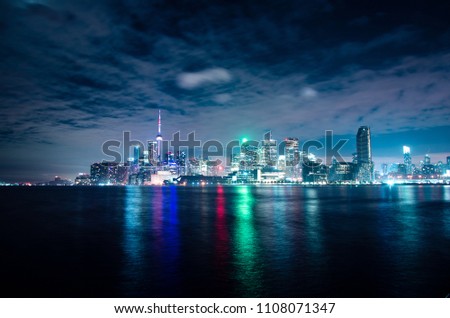 Toronto Skyline Long Exposure