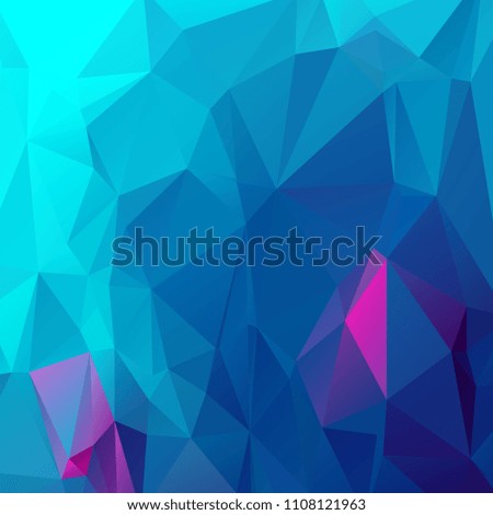 Vector illustration of a complex polygonal surface. Creative background in a low poly style. Crumpled colorful backdrop consisting of triangles of different sizes and colors. Geometrical wallpaper.