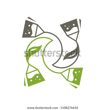 Green and Black Tea sign