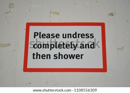 Advice - Please Undress Completely