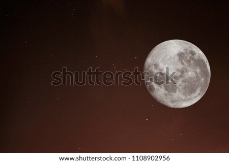 Moon as background