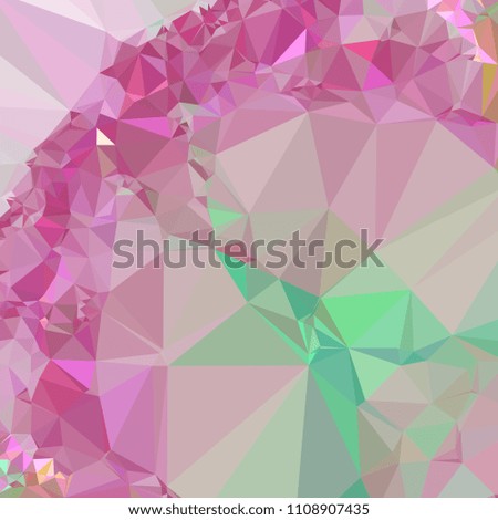 Square background with abstract mosaic pattern. Copy space. Raster clip art.