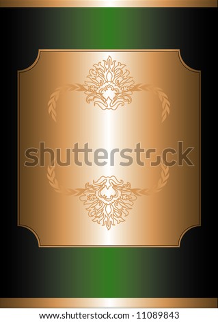 Wine packing Label (VECTOR) fully resizable and editable)