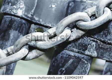 Close up of a chain 