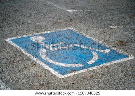 Handicap Parking Spot Symbol