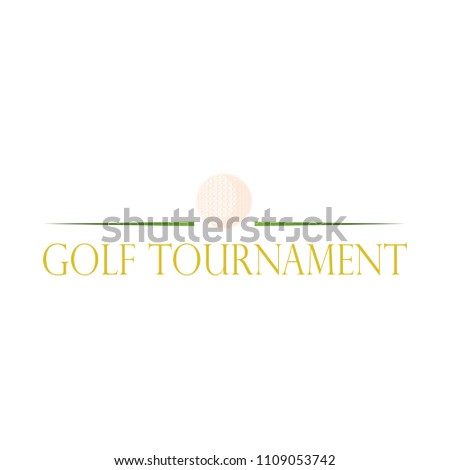 Golf Tournament label