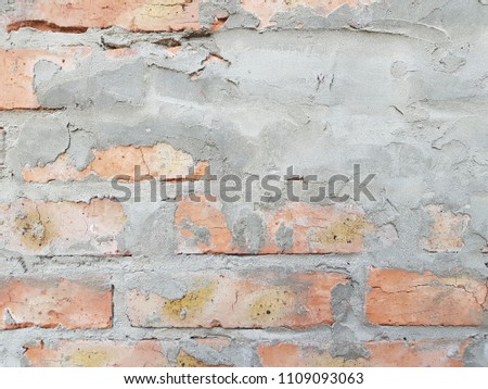 Brown old bricks wall Background texture. for add text message or backdrop for graphic design