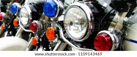 Police lights of recognition 