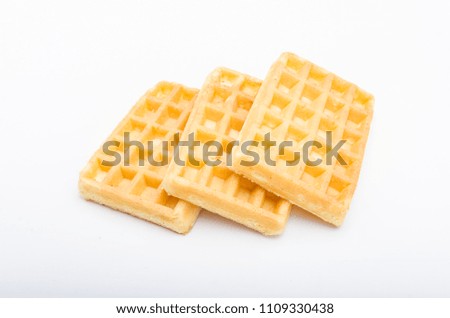 Waffles delish dessert, food photography, place for text