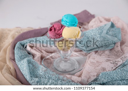 Glass Ice Cream Concept