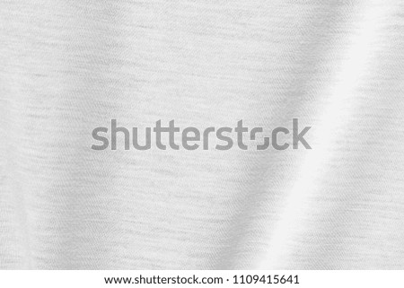 White fabric texture background. Detail of textile material.