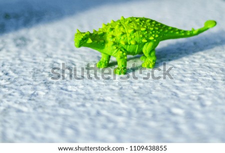 children's toy dinosaur green