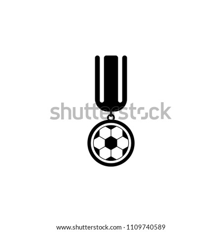 football medal icon. Element of soccer icon for mobile concept and web apps. Detailed football medal icon can be used for web and mobile. Premium icon on white background