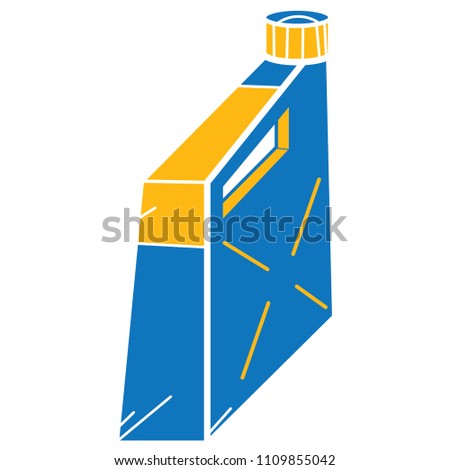 Jerry cans. Automotive Icon in Flat Vector Logo Icon, Vector Illustration