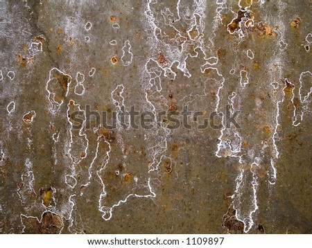 Stock macro photo of the texture of rusty, grungy metal.  Useful for layer masks or abstract backgrounds.