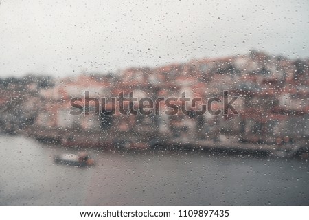 Oporto in the rain