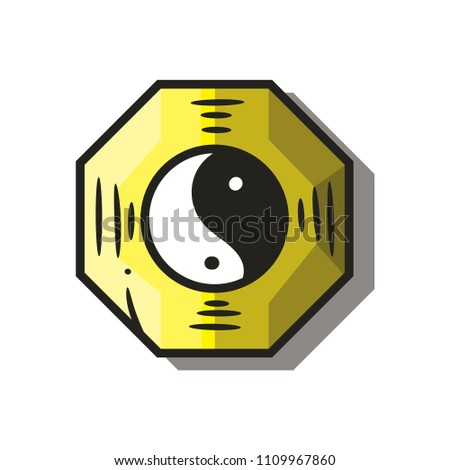Balance Yin Yang Symbol. Chinese Icon Sign 