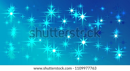 Vector blue background with blue stars. For decoration of fabric or postcards.
