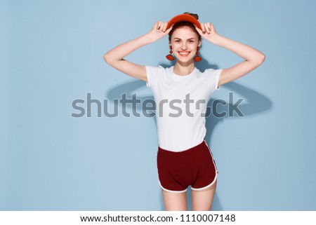 happy changer with red cap on head                             