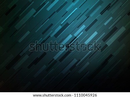 Dark BLUE vector pattern with narrow lines. Shining colored illustration with narrow lines. The pattern can be used for websites.