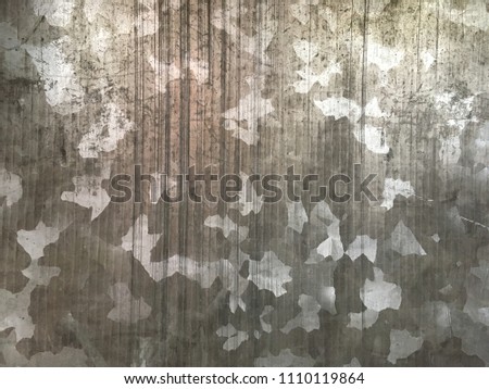 Dirty with scratches gray camouflage abstract texture background