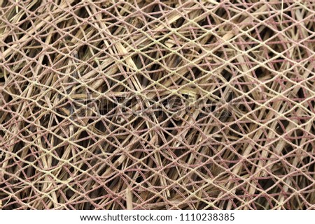 bamboo weaving design
