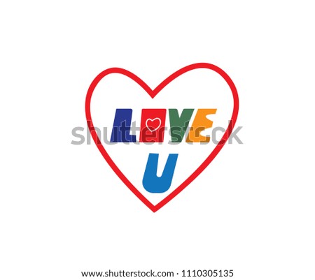 Love U sign