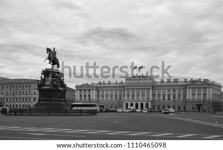 The Palace and St. Isaac's Square in St. Petersburg
