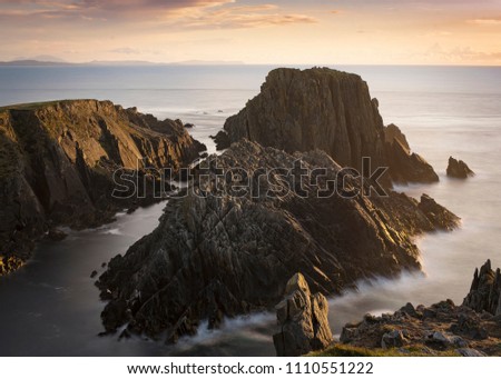 Magnificent sea stack off the most northerly tip of Ireland, Malin Head