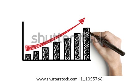 hand drawing schedule of business growth