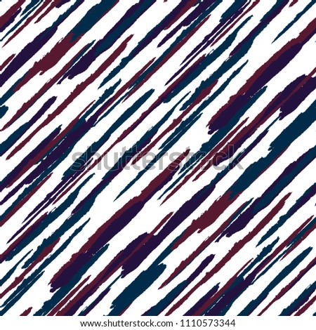 Grunge Background with Diagonal Stripes. Abstract Texture with Brush Strokes. Scribbled Grunge Rapport for Wallpaper, Print, Textile Rustic Vector Background.