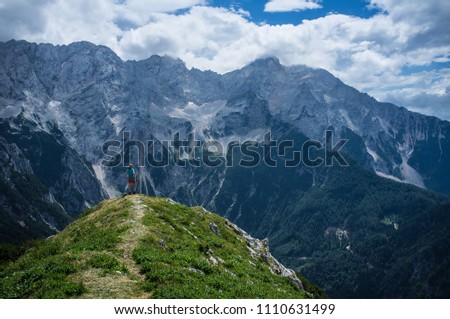 View from Goly Vrh, Slovenia Alps, Jezersko
