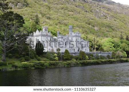 Kylemore Abbey by the Wild Atlantic way, near Galway