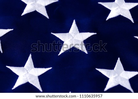 Stars from the American flag