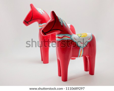 Horse toy shot