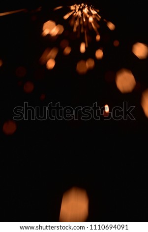  fire with sparks on a black background
