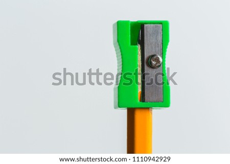 pencil sharpener and pencil