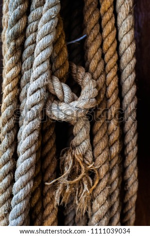 Portrait of Group's vintage wire rope.