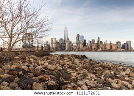NYC skyline from jersey city