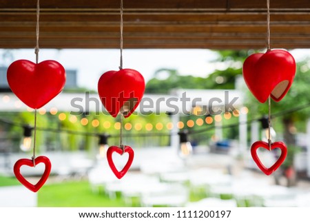 Red Heart Statue Meaning of love