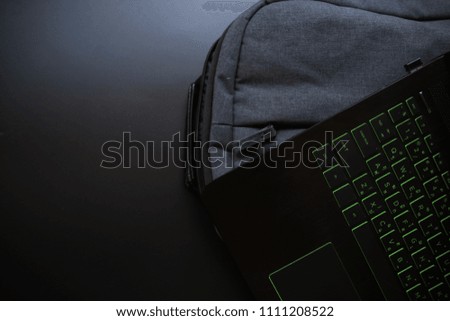 Backpack with  laptop