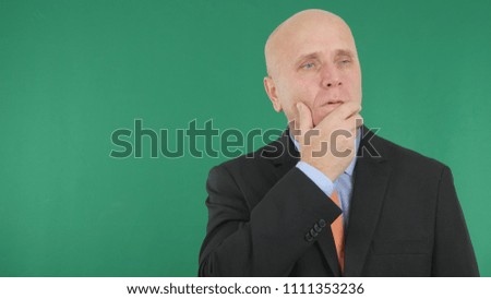 Worried Businessperson Make Disappointed Hand Gestures 