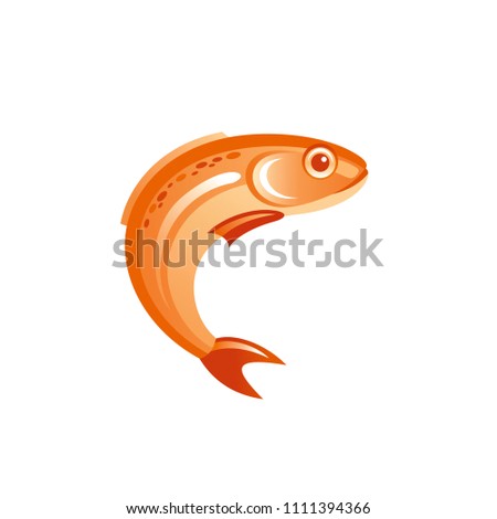 Vector illustration eps10, isolated on white background. Realistic sea animal symbol, 3d herring fish. Tropical underwater aquatic creatures, cartoon cute icon. Nature flat sign. 
