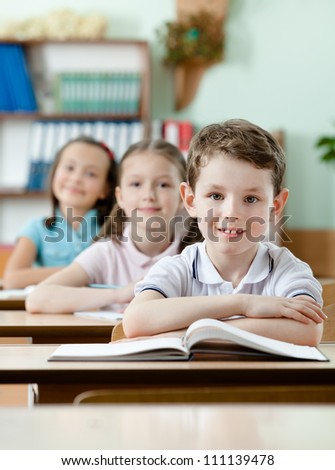 Pupils are very attentive at classes. They listen to every word of teacher