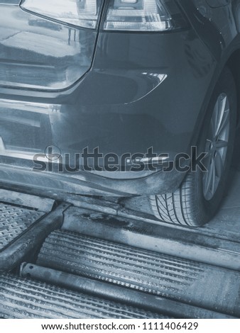 Wheel alignment and balancing in auto service.