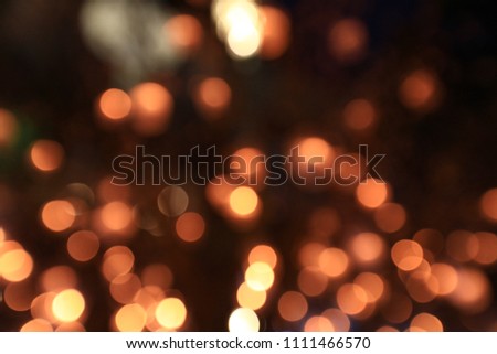  blur golden bokeh light  New year holiday background
